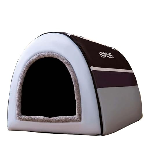 犬ハウスドーム型 ペット 保温 マット付き 室内 犬小屋 ベッド 柔らか 犬猫 折り畳み可能 取り外して 防水 滑り止め