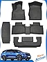 for Ford Explorer Floor Mats and Trunk Mat 2023 2022 2021 2020, Custom Fit 3 Row All-Weather Floor Mats, Only Fits 6 Passenger Models W/ Bucket Seat for Ford Explorer 2020-2023 Accessories