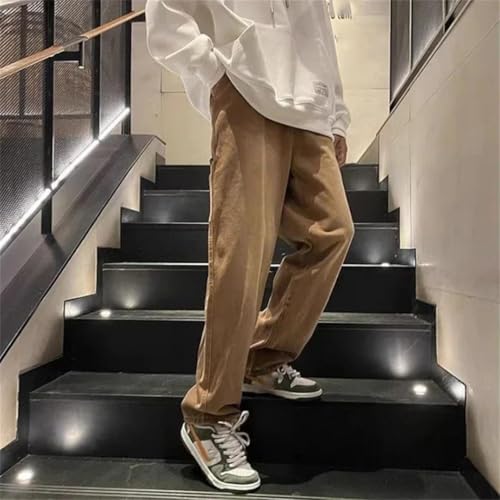 Men Cowboy Pants Washed Denim Trousers Jeans3