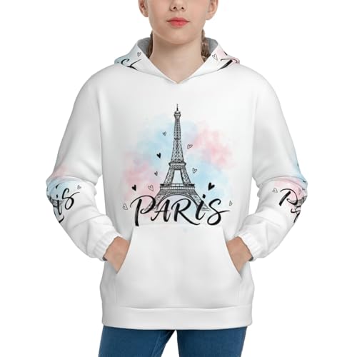 Image of Boy'S Sweatshirt Fleece Hoodie Blend Hooded Sweatshirt Plush Pullover Hoodie Size For Boys And Girls
