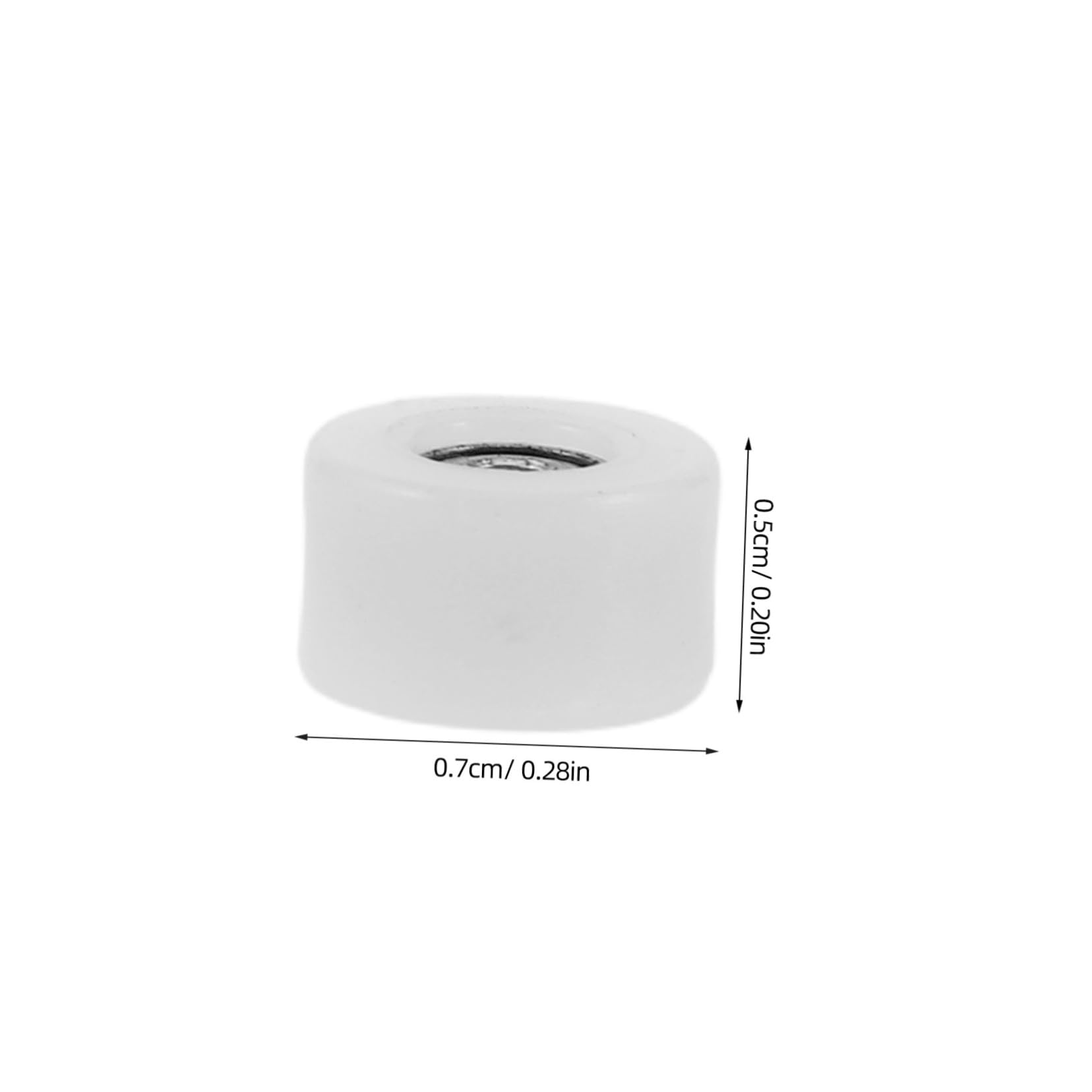 KONTONTY 4pcs Mini Finger Skateboard Wheels with Bearings Professional High Speed Skateboard Wheel Set Color for Finger Skateboarding and Tricks