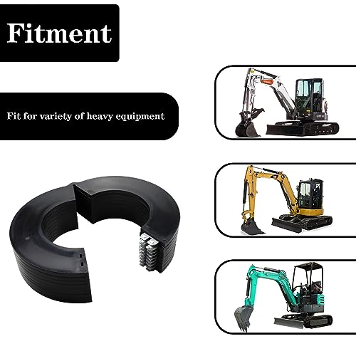 Image of 8 Pack 50MM Excavator Bucket Pin Shim Kit Detachable for Excavator and Skid Steer Fit for Cat Bobcat Deere Komatsu, 3mm Thickness