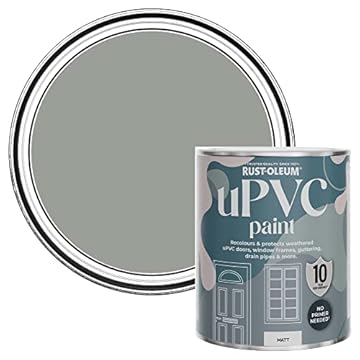 Rust-Oleum Green uPVC Door and Window Paint in Matt Finish - Chalk Green 750ml