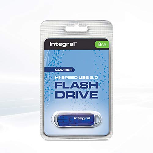 Integral 8gb usb2.0 drive courier blue unidad