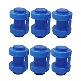 AMSLSIU Ersatzteile für Trampolin Sicherheitsnetzstangen, inklusive 6 robuster, wasserdichter Abdeckungen für mehr Sicherheit im Freien, Gartentrampolin Zubehör