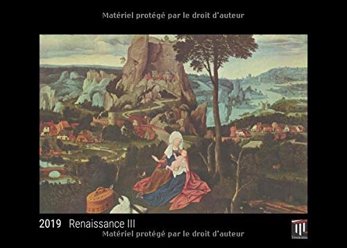 Renaissance III 2019 - Édition noire - Calendrier mural Timokrates, calendrier photo, calendrier photo - DIN A4 (30 x 21 cm)