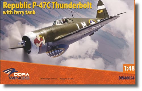 P-47C Thunderbolt Republic maquette 1/48 avion chasseur américain 48054