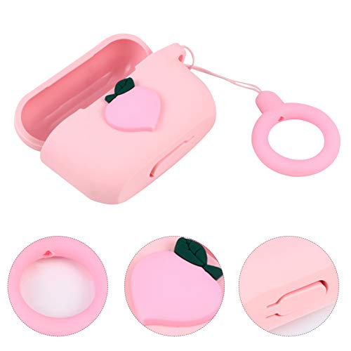 UKCOCO Estojo De Carregamento De Fones De Ouvido Capa de Fone de Ouvido de Silicone Fruta para Com S