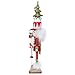 Kurt Adler Hollywood Tree Hat Nutcracker, 15-Inch, Red and Green