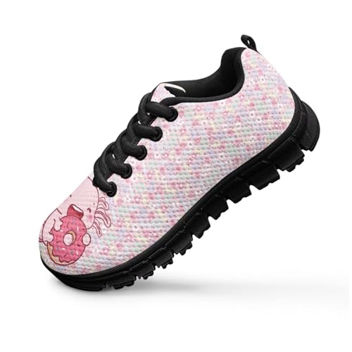 Kids Animal Sneaker Cozy Lightweight Walking Shoes for Litter Kids Lace-Up Breathable Anti-Skid Running Shoes for Big Kid US 11-5