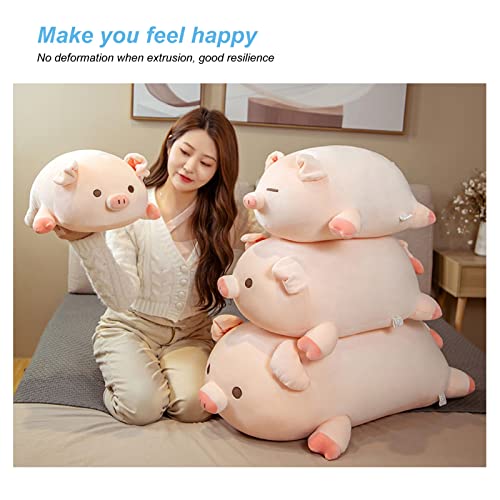 Travesseiro de Pelúcia de Porco, Travesseiro Recheado de Pelúcia de Porco Bonito Boa Resiliência Alm