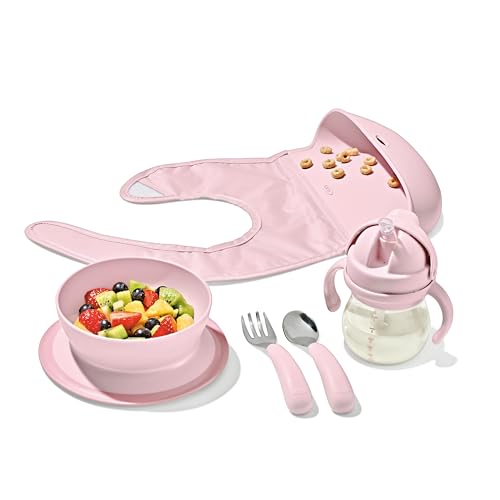OXO Tot Baby Mealtime Set, Baby Essentials - Blossom