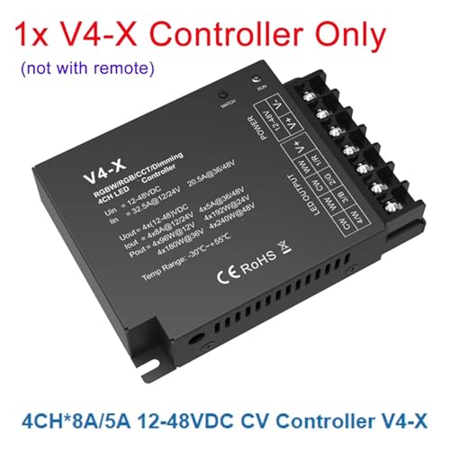 Contrôleur LED V4-X 4CH pour résoudre le scintillement des rubans