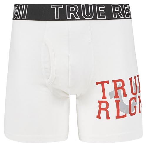 True Religion Cotton Stretch Mens Boxer Briefs, Mens Underwear Pack of 5