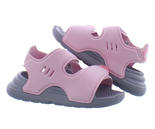 adidas Swim Sandal Baby Girls Shoes Size 4, Color: Pink4