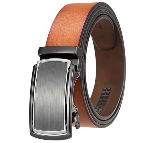 Men’s Automatic Buckle Belt Designer Cowskin Leather Strap Fashion Classic Designs for Work Business