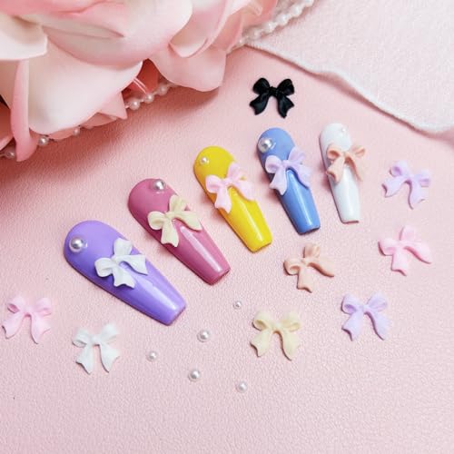 50% Off Cute Bow Nail Charms Set for DIY Nail Art - Image 5
