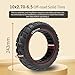 10x2.70-6.5 Solid Tire, 10 inch Tires Replacement, 70/65-6.5 Scooter Tubeless Solid Tire, for Emove Cruiser, Hiboy Max3, Hover-1 Alpha, Evercross H5, Boyueda 5600 Watt Electric Scooter (2 Pack)