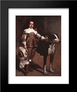 Court Dwarf Don Antonio El Inglés 20x24 Framed Art Print by Diego Rodriguez de Silva y Velazquez