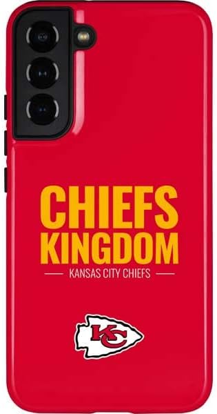 Skinit Pro Phone Case Compatible with Galaxy S22 Plus - Officially Licensed NFL Kansas City Chiefs Large Logo Design