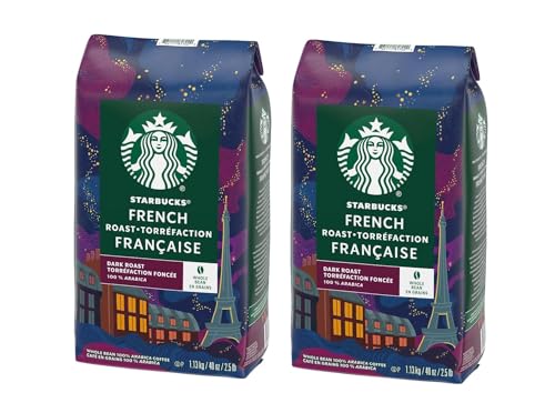 2 Packs of 40 Oz Starbucks French Roast Whole Bean Coffee = 2 x 40 Oz = 80 Oz
