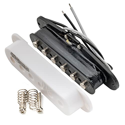 Wilkinson High Output Cerâmica Captador Single Coil para Braço de Guitarra Strato, Branco