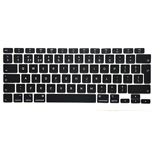 Pardarsey New Replacement Key Cap Set UK Keyboard Replacement Keycaps Keys QWERTY Compatible for MacBook Air 13" Retina A2179 2020 UK Keyboard keys