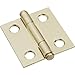 National Hardware N146-514 V529 Cabinet Hinges in Brass, 2 Pack