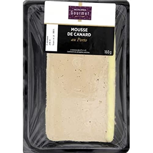 Monoprix Gourmet Mousse de Canard, La barquette de 160g