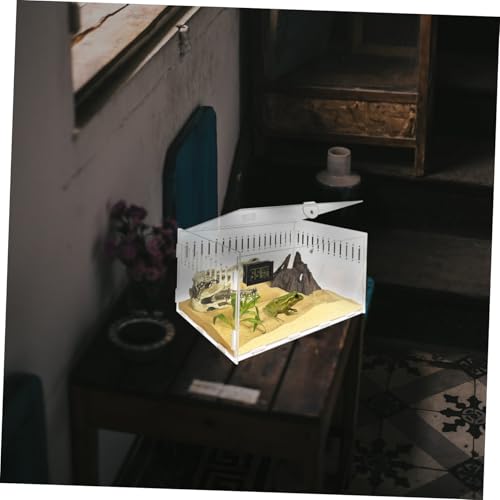 Cage élevage reptile avec ventilation stable et hygromètre intégré - 7