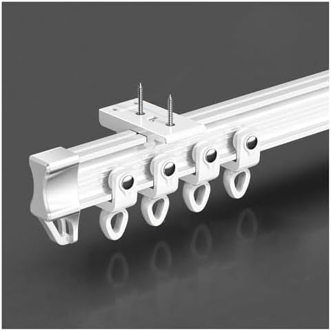 16.4FT Flexible Curved Ceiling Track for Drapes & Room Dividers, Adjustable Rail System, Heavy-Duty Load Bearing, Fits Any Size & Style, Perfect for Home Décor