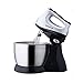 J-Küchenmaschine Rührmaschine LB E-1053 Schlägel, 5 Geschwindigkeiten, Edelstahl Kneaders und Handmixer for Haltbarkeit und Festigkeit, 300W, Silver Knetmaschine