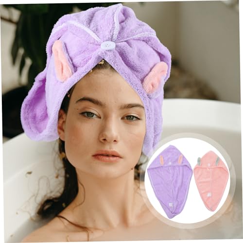 FOMIYES 6 Peças Toalha De Cabelo Seco Toalha De Microfibra Para Bandanas De Cabelo Para Crianças Tur