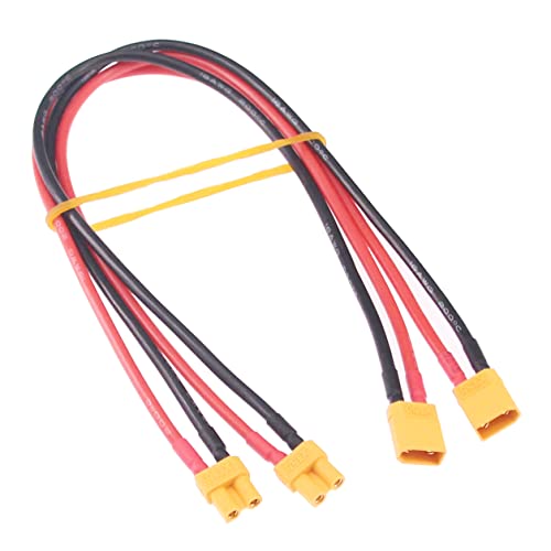 2 adaptadores XT30 macho a hembra para batería RC miniatura 1