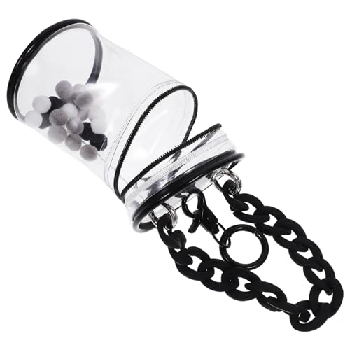 GARVALON Transparente Puppentragetasche Aus PVC-Material Robust Und Langlebig Für Puppenausstellungen Und Aufbewahrung Von Puppenkleidung Und Zubehör Tragbar Und Praktisch