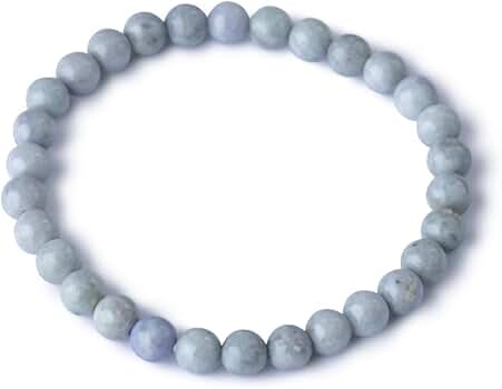 Amazon | （6mm玉・15cmサイズ）糸魚川天然翡翠 ブレスレット