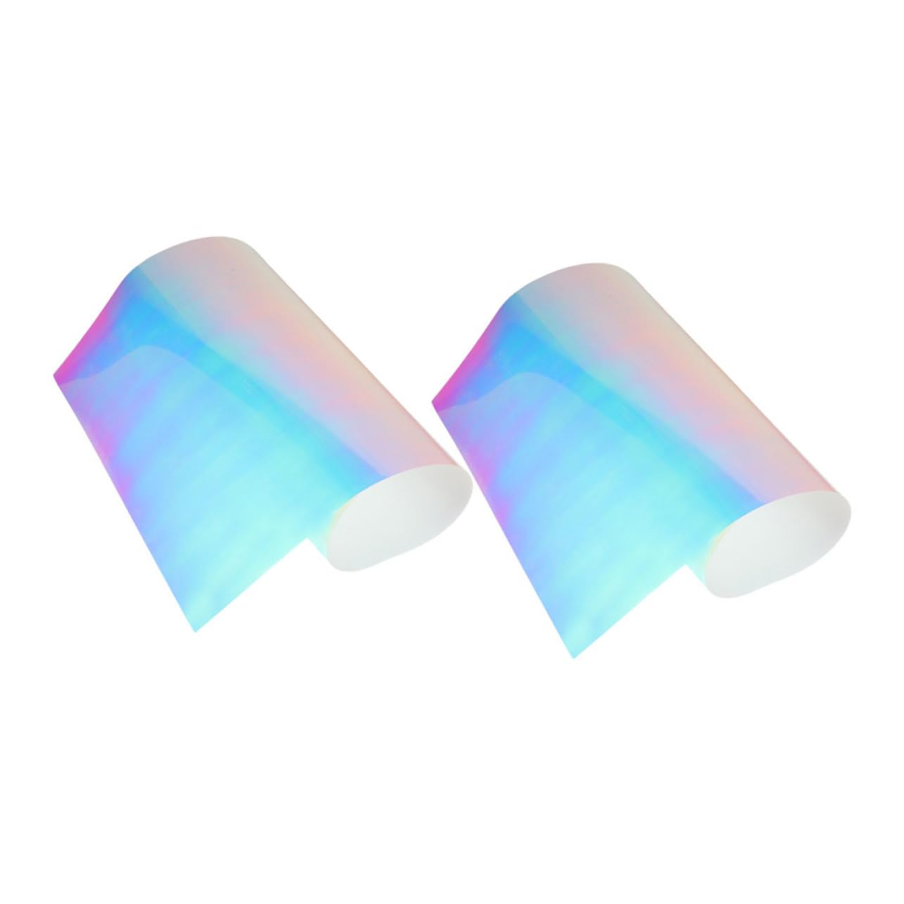 ERINGOGO Luminous Heat Transfer Vinyl 2 Rolls Glow in Dark Iron-on Fabric Film for DIY Craft Projects