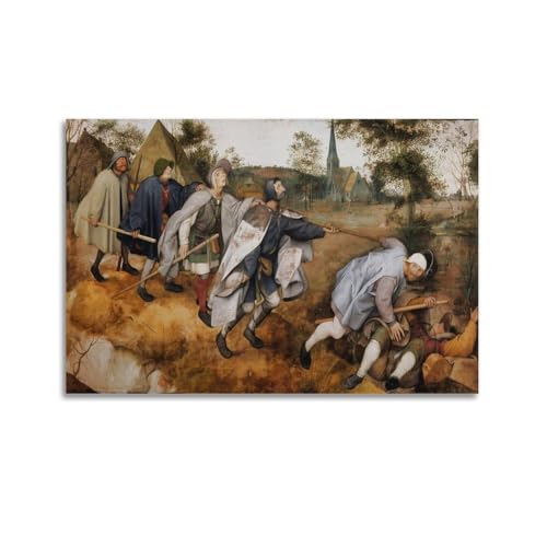 Poster Bruegel l'Ancien toile 50 x 75 cm pour rompre la monotonie des murs