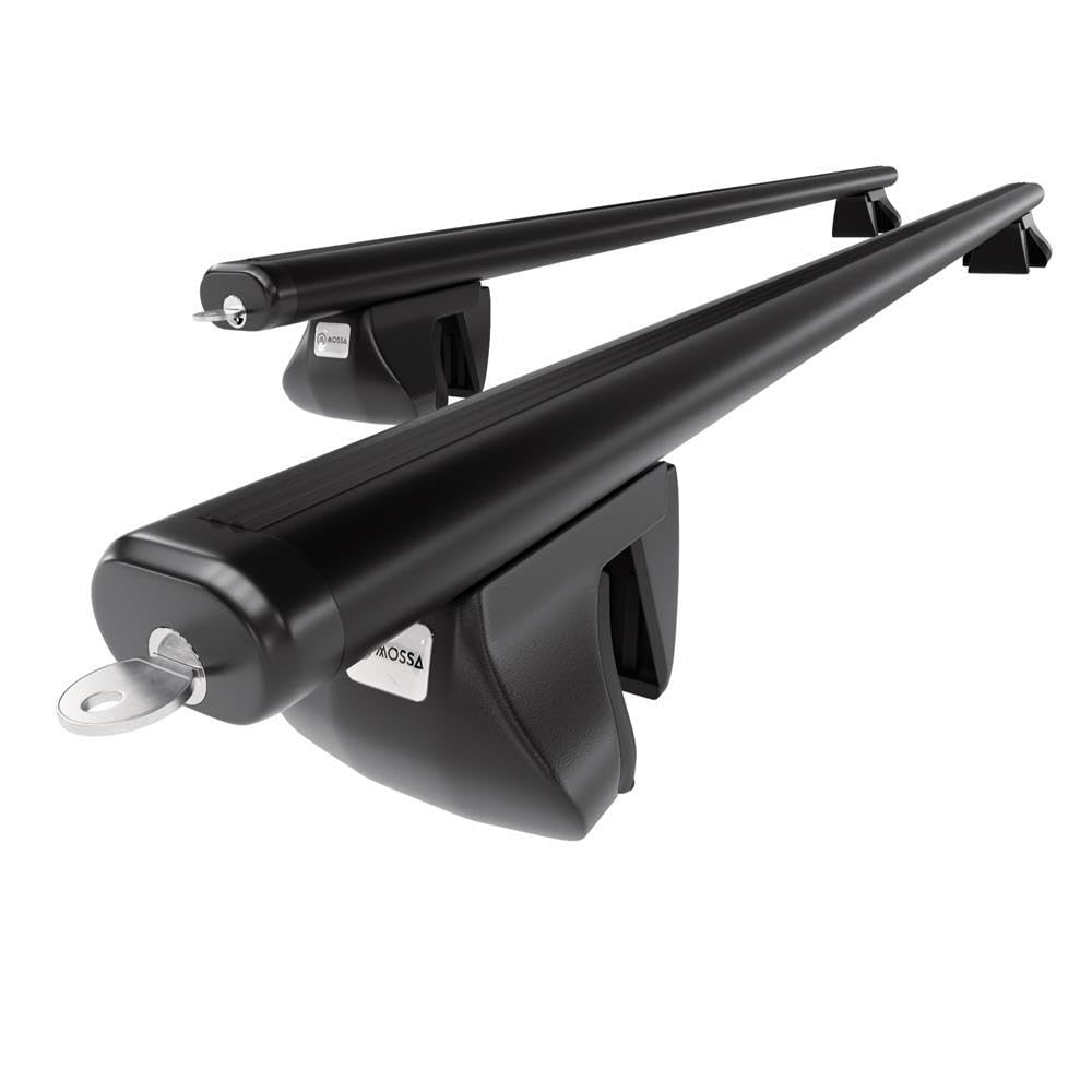 Barres De Toit DGH System Easy Line Expert – Verrouillables, Aluminium, 90 Kg – Compatible Ford Focus MK II Hayon 2008-2011
