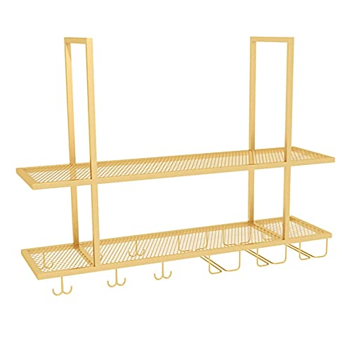 Support à bouteilles de plafond pour bar et cuisine moderne - 8
