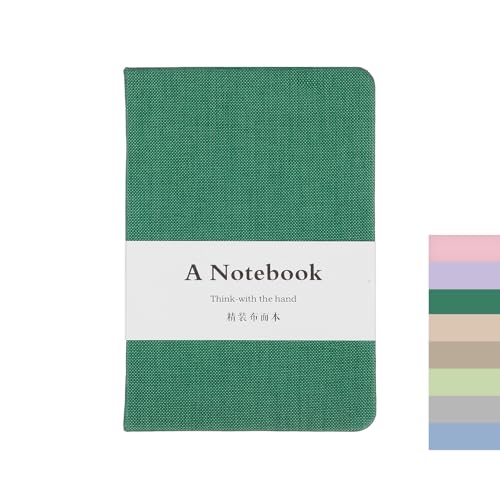 Carnet de notes A6 en lin haut de gamme avec papier premium 100g/m²
