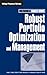 Robust Portfolio Optimization and Management (Frank J. Fabozzi Series)