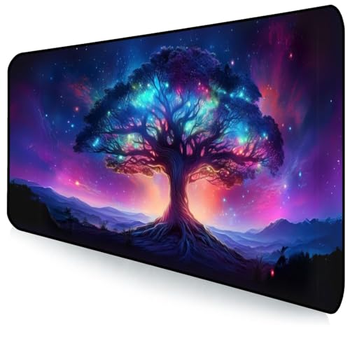 Image of Tukzer Extended Gaming Mouse Pad /Desk Mat for Speed & Precision Operation, Non-Slip Rubber Base,Smooth Cloth Surface for Laser & Optical Mouse,Laptop,MacBook,Keyboard,Office 580x280mm(GD14-02)