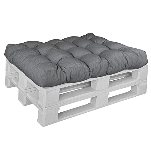 DILUMA Palettenkissen Europaletten - Sitzkissen - Lounge Kissen - 1x...