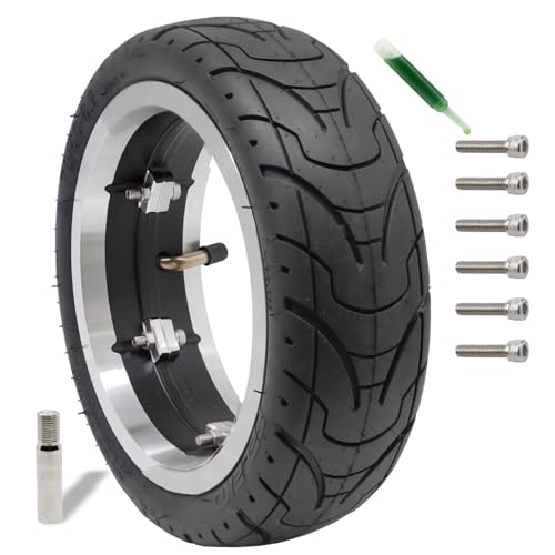 M365Lyon – Jante Arrière Compatible avec Trottinette électrique Dualtron mini et Dualtron Togo, pop, Jante et Pneu 70/50-6.1 (Rim+pneu 8.5x3)