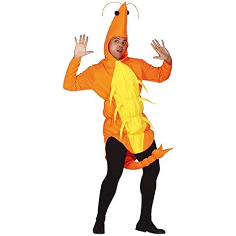 JCHPRODUCTS Adult Prawn Shrimp Costume Hen Night Stag Night Fancy Dress Party Outfit Cover