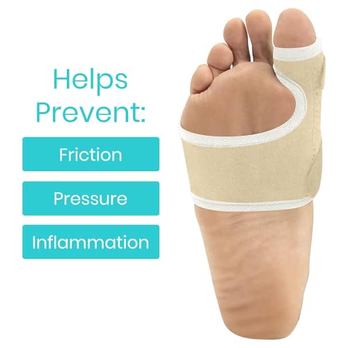 image for Vive Bunion Brace (Pair) - Big Toe Corrector Straightener with Splint 