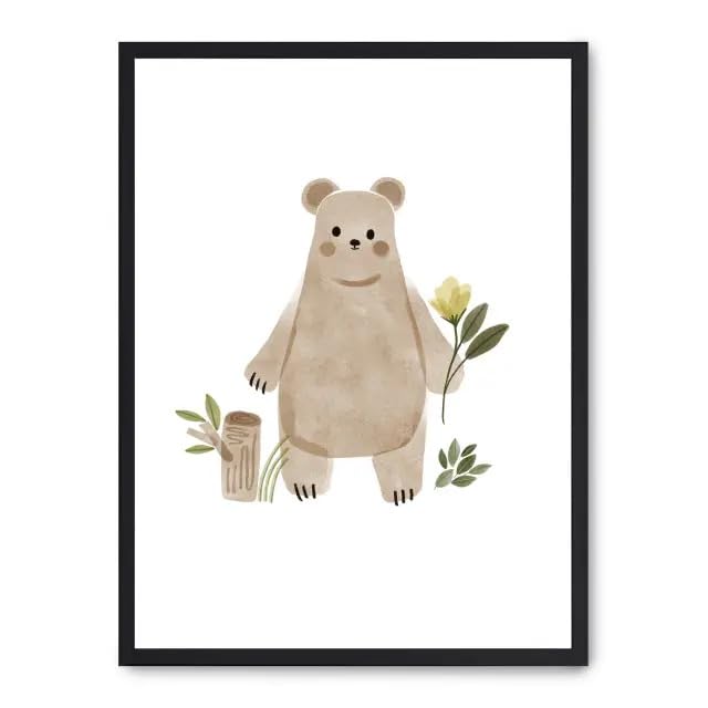 Cuadro bear iii FASE5 comment habiller un grand mur vide de salon