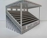  Greenhills Scalextric Slot Car Building Kit Silverstone Woodcote Grandstand 1:32 Scale MACC401
