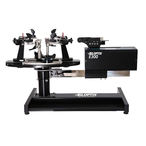 GLOPTIX GT-E300 Electronic Tennis Racket Stringing Machine Digital Desktop Progression String Tools, with Tools and Accessories